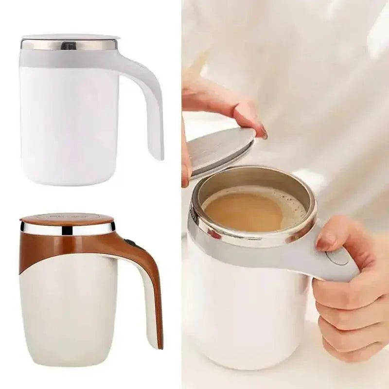 Automatic Stirring Cup Portable Automatic Stirring Cup Magnetic Rotating Stirring Mug Travel Coffee Milk Mug for Home Office - ACHETE LTD