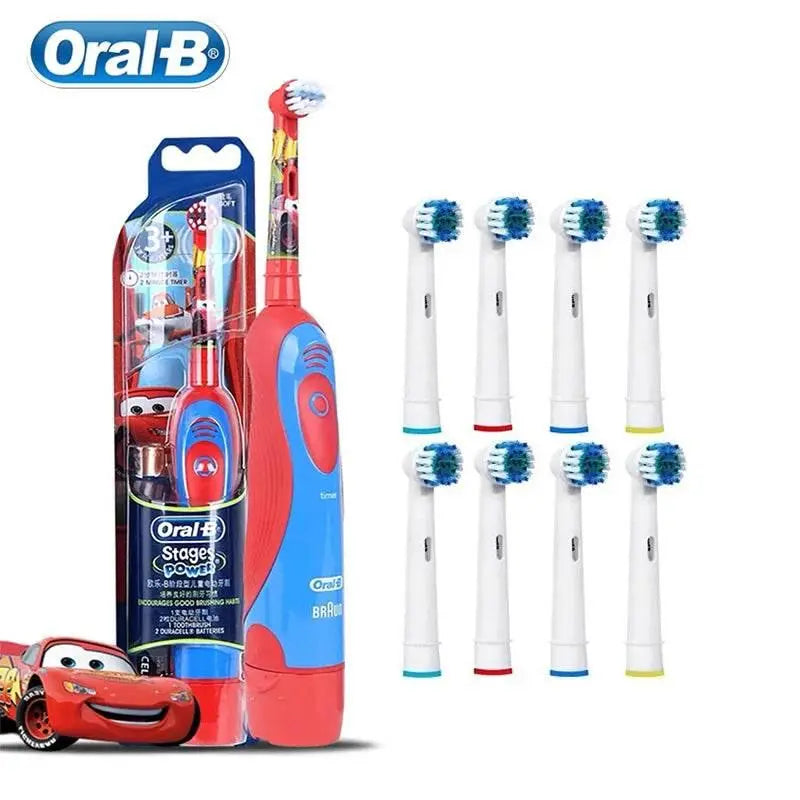 Oral B Electric Toothbrush for Kid Soft Brush Rotation Clean Teeth Brush For Kid Gentle Clean Teeth Waterproof Kid Tooth Brush - ACHETE LTD