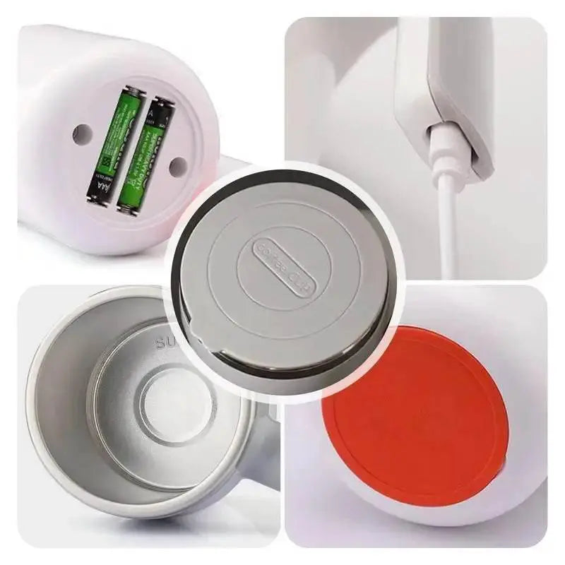 Automatic Stirring Cup Portable Automatic Stirring Cup Magnetic Rotating Stirring Mug Travel Coffee Milk Mug for Home Office - ACHETE LTD