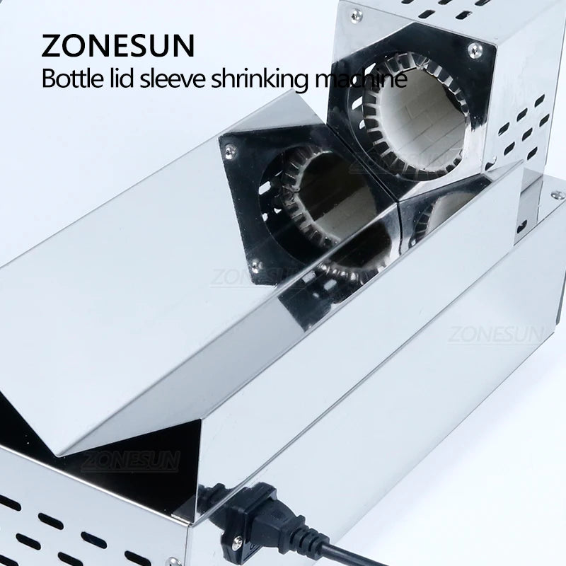 ZONESUN Wine Bottle Cap Wrap Heat Shrinking Machine PVC Capsule Heat Shrinker Thermostatic Digital Control PP POF Shrink Film