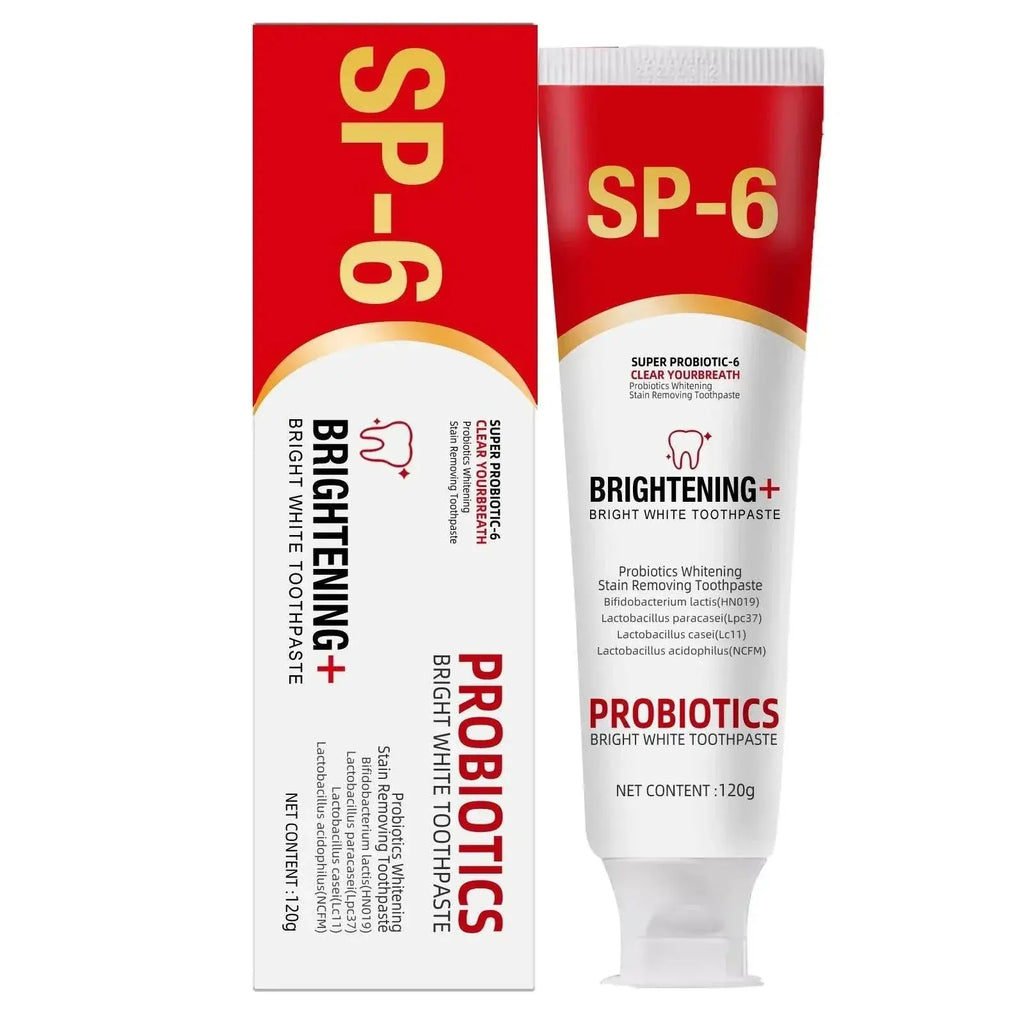 Sp 6 Ultra Whitening Sp 6 Toothpaste Ultra Whitening Toothpaste Sp - 6 Probiotic Brightening Toothpaste Deep Cleaning Care Tooth - ACHETE LTD