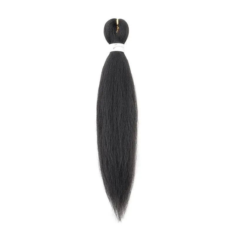 3Pcs Synthetic 20Inch Braiding Hair Pre Stretched Hair Extension Afro Braid Yaki Straight Hair Extension for Women - ACHETE LTD