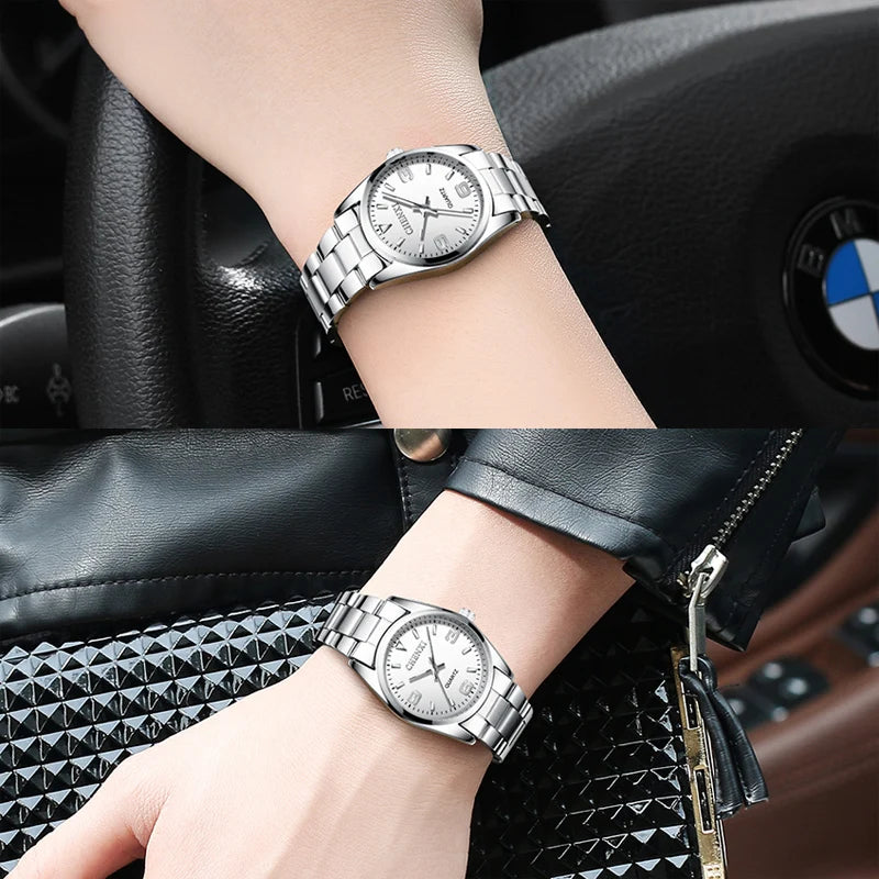 CHENXI Watches For Couple Fashion Casual Stainless Steel Couple Watches Pair Men And Women 2022 Lover Watches Gift Free Shipping