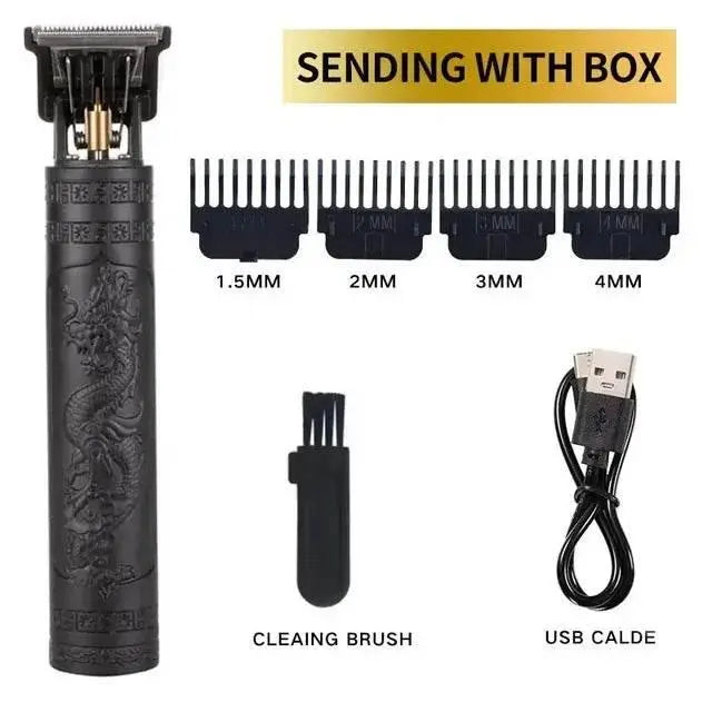 Vintage T9 Hair Clippers for Men Gifts Electric Hair Trimmer Barber Hair Cutting Machine Beard Shavers Shaving Machine Beard - ACHETE LTD