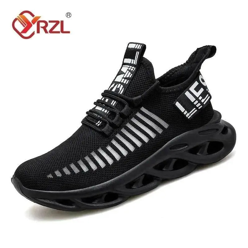 YRZL Men Shoes Comfortable Sneakers Women Breathable Couple Running Shoes Mesh Tenis Sport Shoes Size 36-46 Walking Sneakers Men - ACHETE LTD