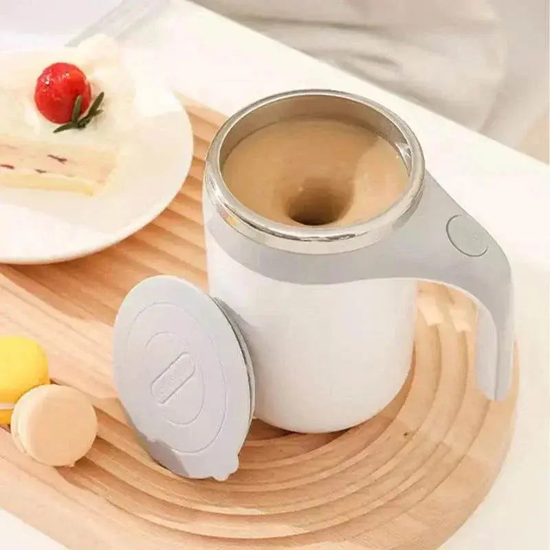 Automatic Stirring Cup Portable Automatic Stirring Cup Magnetic Rotating Stirring Mug Travel Coffee Milk Mug for Home Office - ACHETE LTD