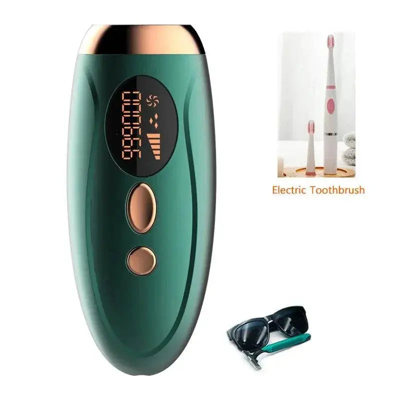 Laser Epilator 999900 Flashes Bikini Trimmer Permanent LED Facial IPL Hair Remover for ladies Men Drop shipping - ACHETE LTD