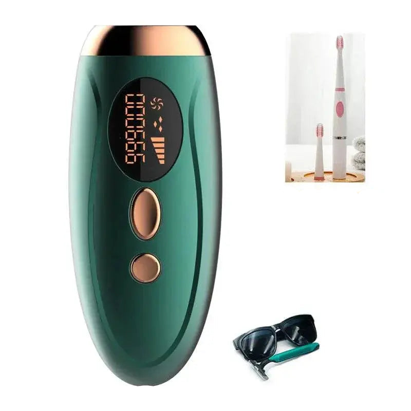 Laser Epilator 999900 Flashes Bikini Trimmer Permanent LED Facial IPL Hair Remover for ladies Men Drop shipping - ACHETE LTD