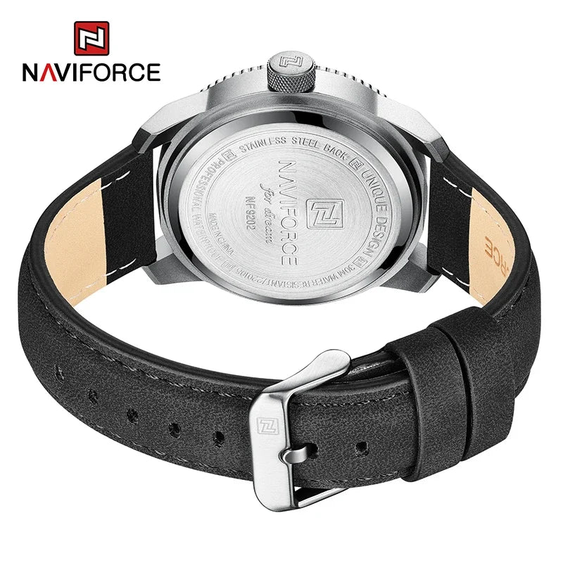 100%Original NAVIFORCE Watch For Men 2022 New Quartz Sport Waterproof Clock Fashion Luxury High Quality Male Leather Wrist watch