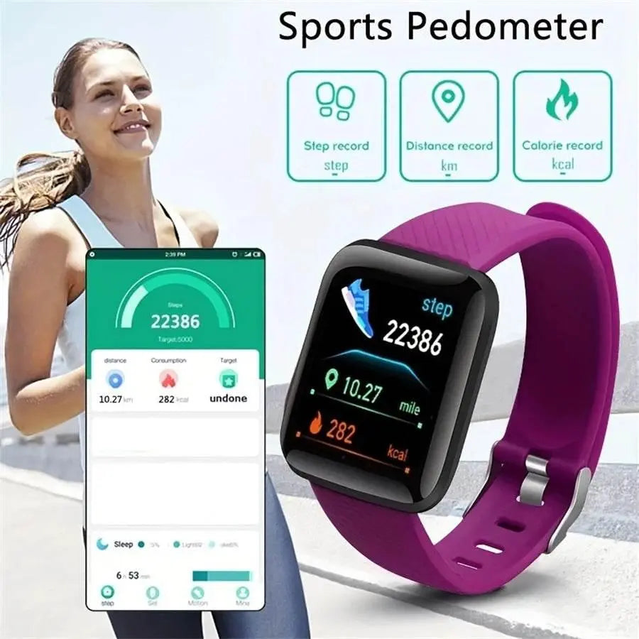 Men Watch Electronic Fitness Bracelet Smartwatch Smart Watch Y68 D20 Sleep Monitor Gift For IOS Android Smartphones Alarm Clock - ACHETE LTD