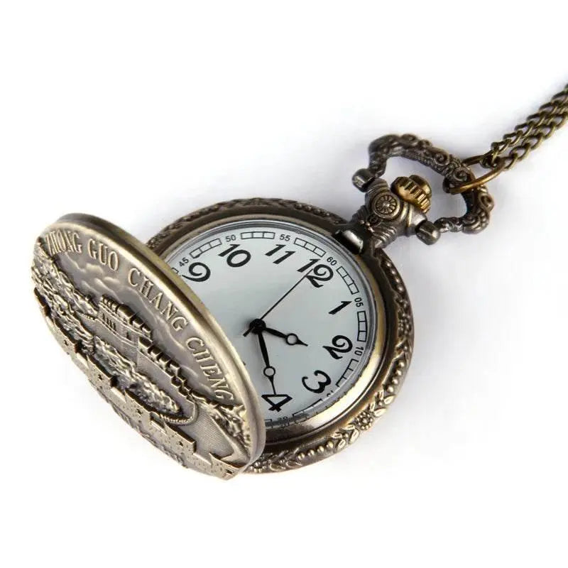 Workout Watch For Men Pendant Watch Vintage Wall Bronze Pocket Quartz Necklace Great Pocket Men'S Watch Analog Watch For Men - ACHETE LTD
