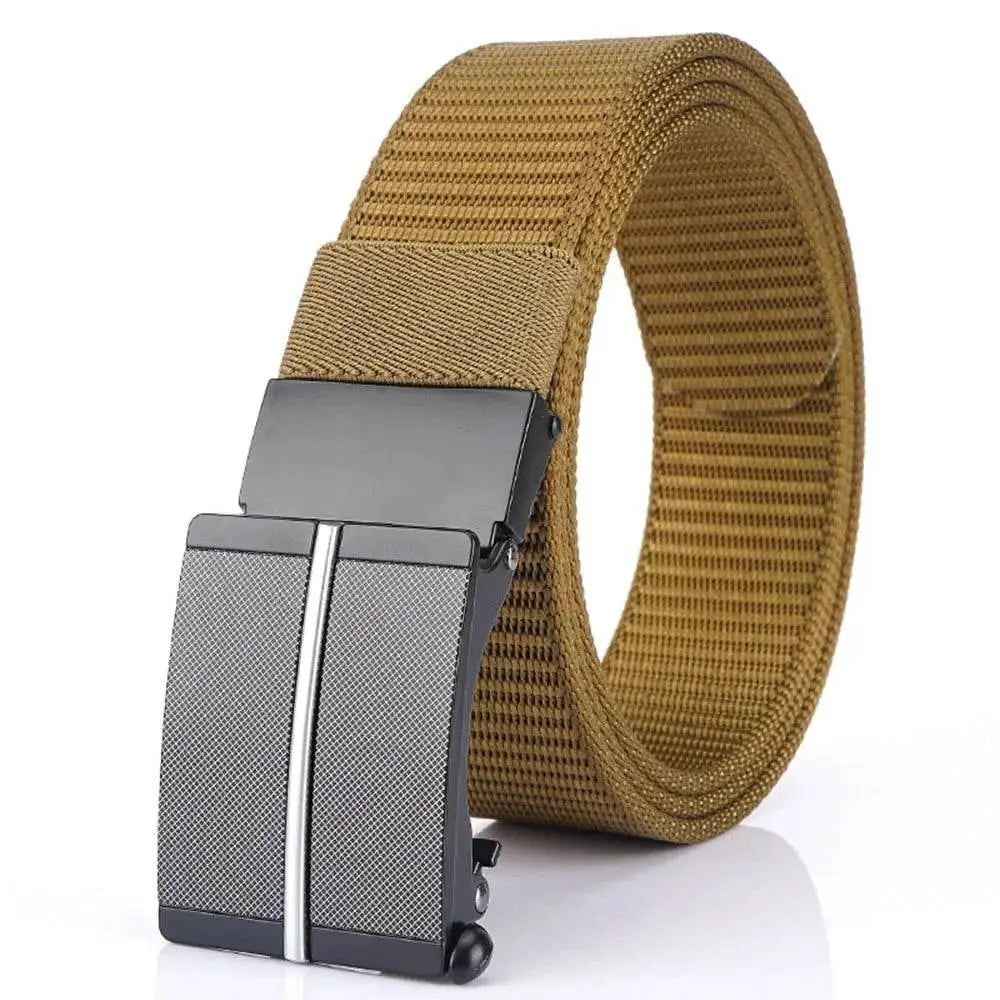 TUSHI New Men Nylon Automatic Buckle Belt Army Tactical Belt Men Military Canvas Belt Cummerbunds High Quality Shoulder Belt - ACHETE LTD
