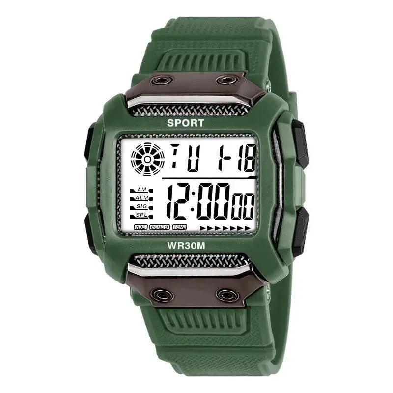 YIKAZE Y11 Men's Sports Watches Waterproof Outdoor Digital Men's Watches LED Alarm Clock Electronic watches for man Student kids - ACHETE LTD