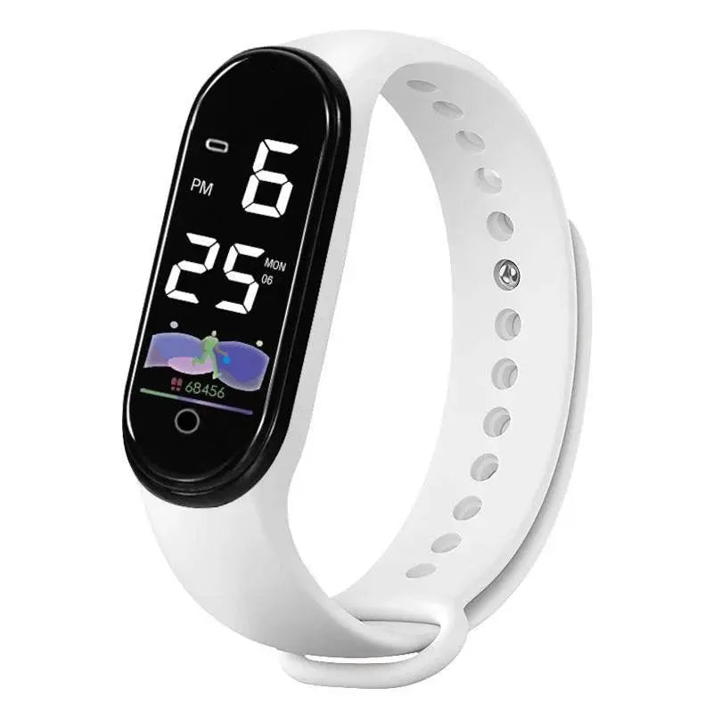 New men's and women's watches, LED digital watches, fashionable, casual, simple touch screen electronic watches - ACHETE LTD