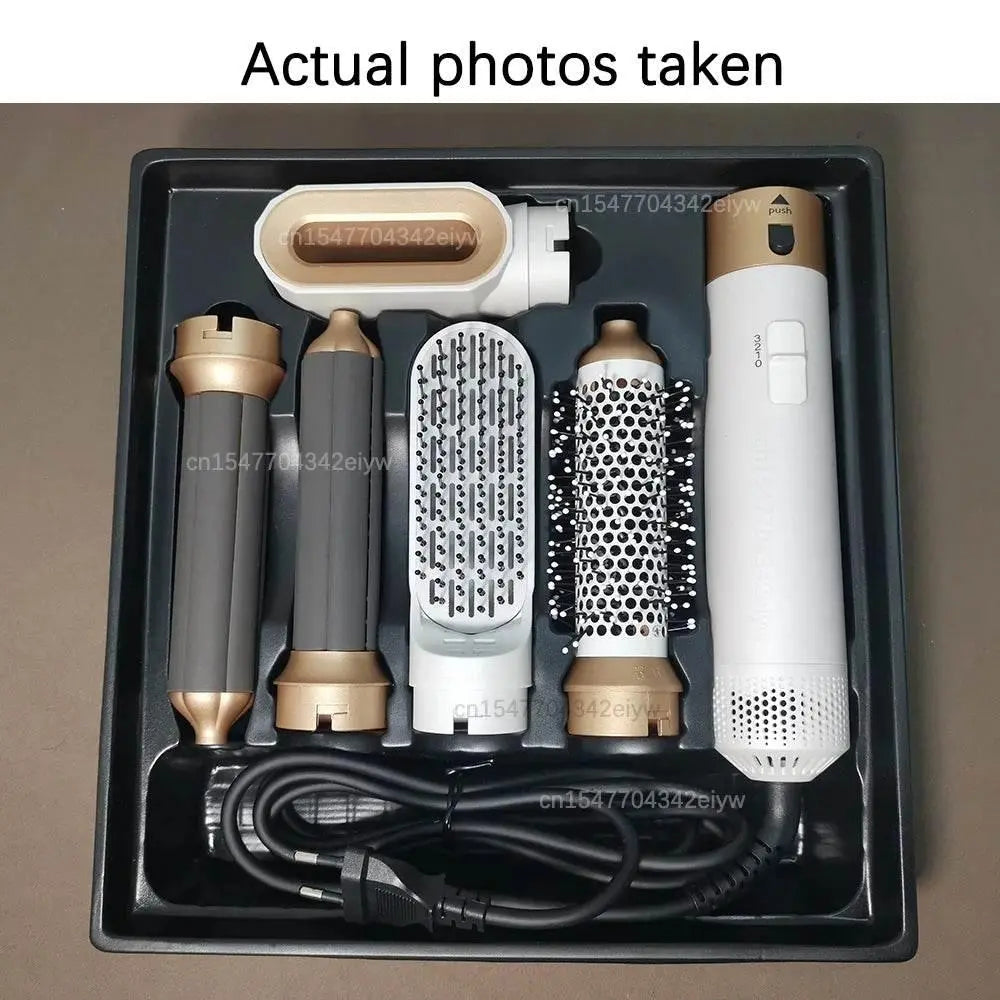 Hair Dryer Brush 5 In 1 Hair Blower Hot Air Styler Comb Automatic Hair Curler Professional Hair Straightener For Dyson Airwrap - ACHETE LTD