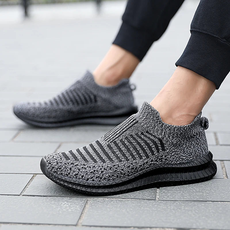 Lightweight Slip-On Sneakers for Men - Breathable & Durable Loafers for Active Fashion