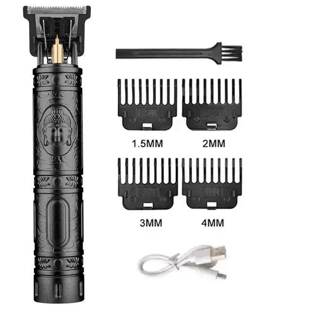 T9 Hair Clippers for Men Vintage Hair Cutting Machine Beard Trimmer Kits Body Hair Shaving Barber Beard Trimmer Electric Shaver - ACHETE LTD