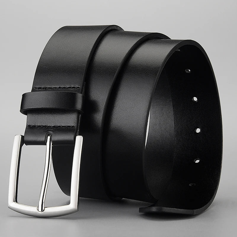 Famous Brand Luxury Designer Belts for Men Classic Pu Leather Pin Buckle Waist Male Strap Black Belt for Jeans High Quality