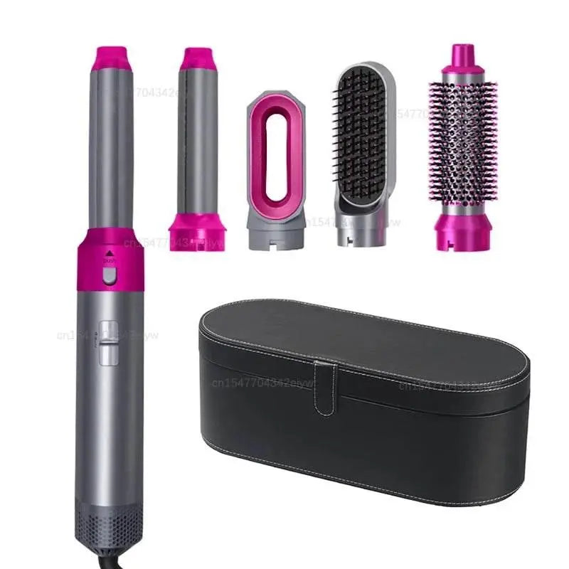 Hair Dryer Brush 5 In 1 Hair Blower Hot Air Styler Comb Automatic Hair Curler Professional Hair Straightener For Dyson Airwrap - ACHETE LTD