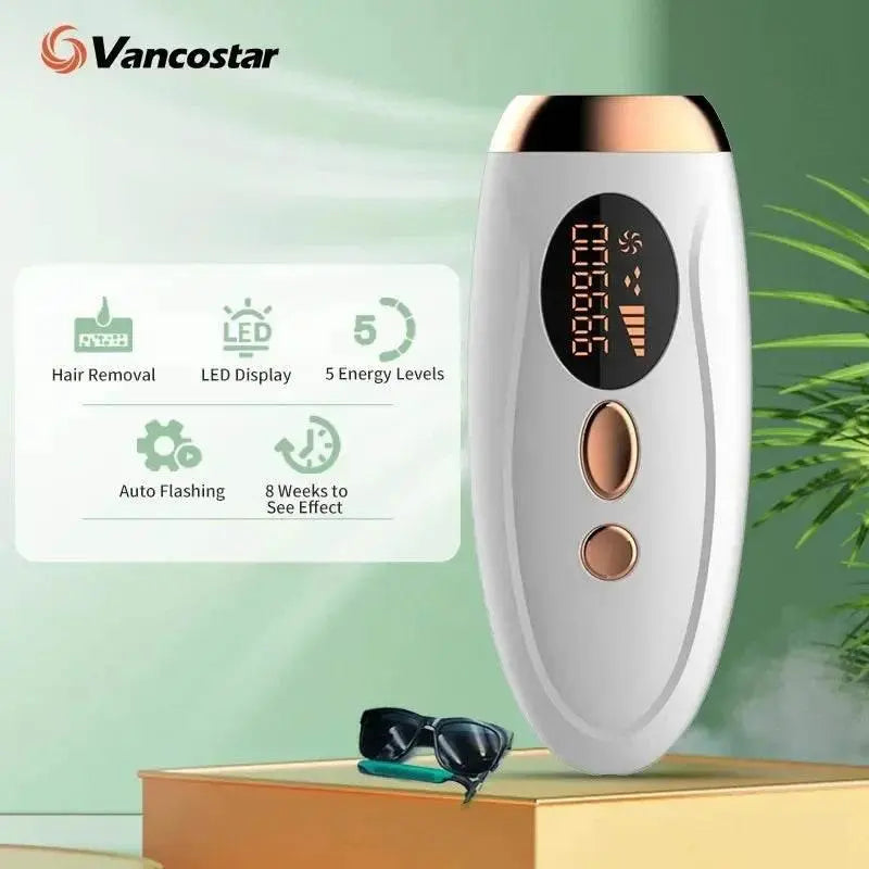 Laser Epilator 999900 Flashes Bikini Trimmer Permanent LED Facial IPL Hair Remover for ladies Men Drop shipping - ACHETE LTD