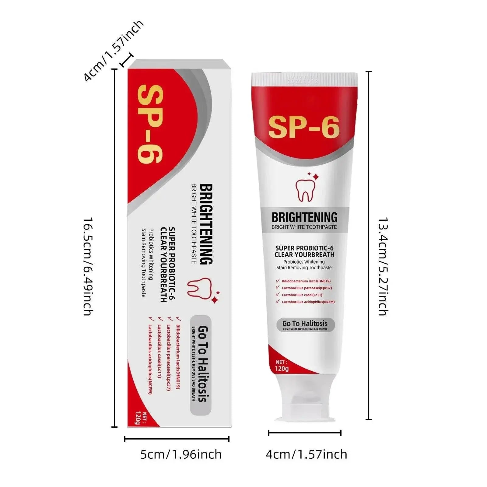 Sp 6 Ultra Whitening Sp 6 Toothpaste Ultra Whitening Toothpaste Sp - 6 Probiotic Brightening Toothpaste Deep Cleaning Care Tooth - ACHETE LTD