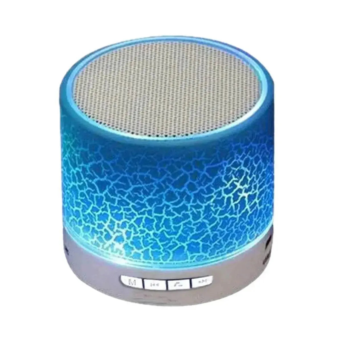 Wireless Mini Speaker, Subwoofer, Dazzle Crackle 7 Colour Light Wireless Mini Speaker, Portable Small Speaker - ACHETE LTD