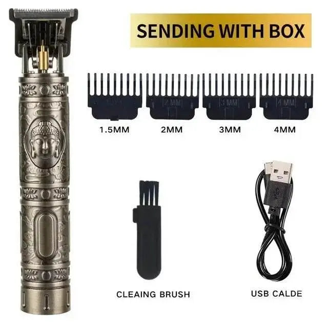 Vintage T9 Hair Clippers for Men Gifts Electric Hair Trimmer Barber Hair Cutting Machine Beard Shavers Shaving Machine Beard - ACHETE LTD
