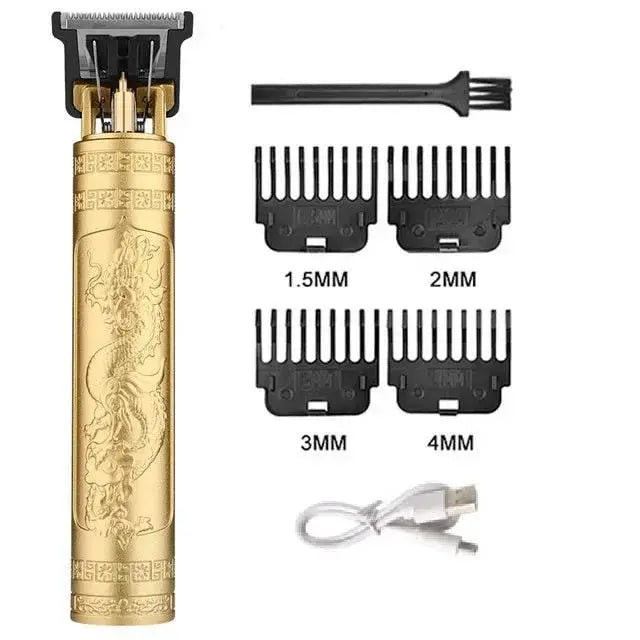 T9 Hair Clippers for Men Vintage Hair Cutting Machine Beard Trimmer Kits Body Hair Shaving Barber Beard Trimmer Electric Shaver - ACHETE LTD