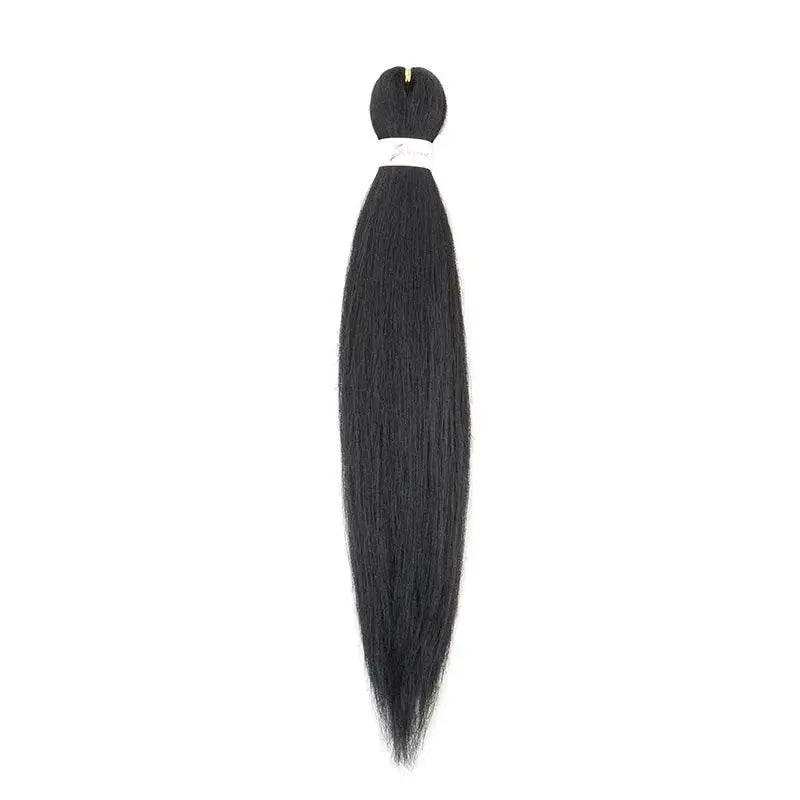 3Pcs Synthetic 20Inch Braiding Hair Pre Stretched Hair Extension Afro Braid Yaki Straight Hair Extension for Women - ACHETE LTD