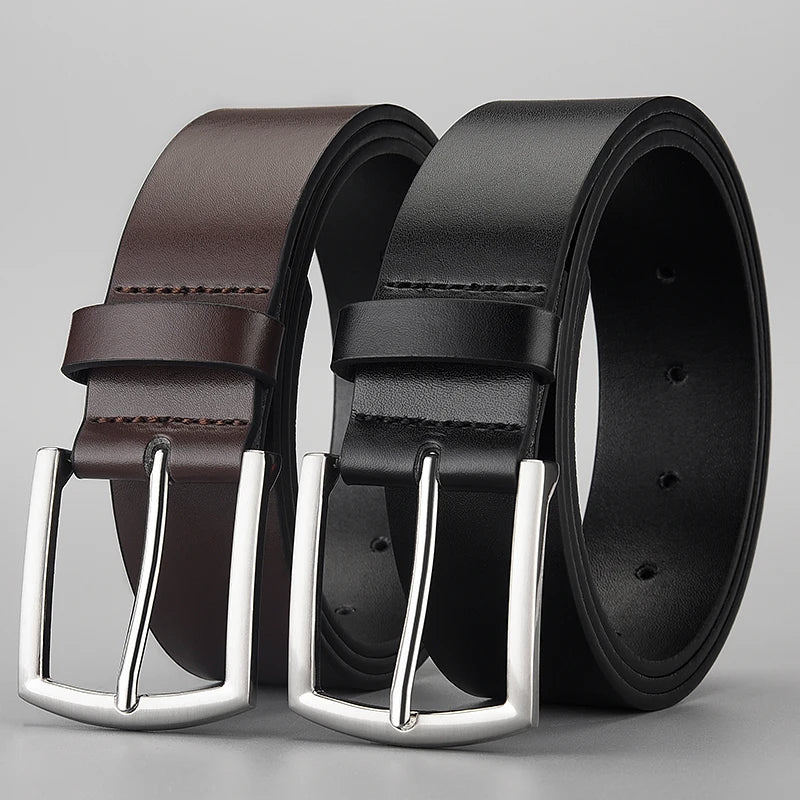 Famous Brand Luxury Designer Belts for Men Classic Pu Leather Pin Buckle Waist Male Strap Black Belt for Jeans High Quality