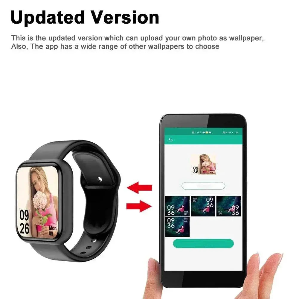 Men Watch Electronic Fitness Bracelet Smartwatch Smart Watch Y68 D20 Sleep Monitor Gift For IOS Android Smartphones Alarm Clock - ACHETE LTD