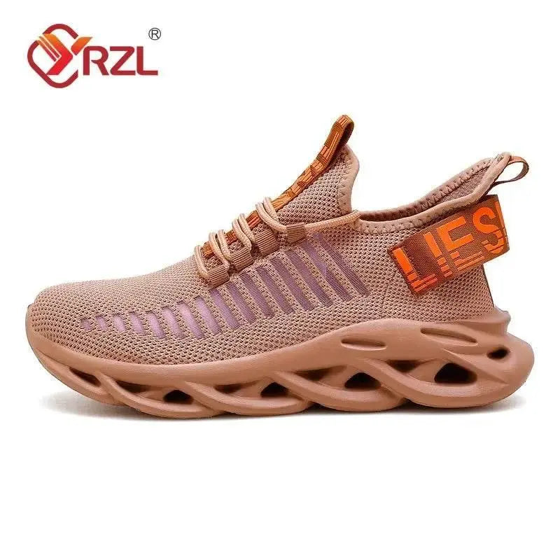 YRZL Men Shoes Comfortable Sneakers Women Breathable Couple Running Shoes Mesh Tenis Sport Shoes Size 36-46 Walking Sneakers Men - ACHETE LTD