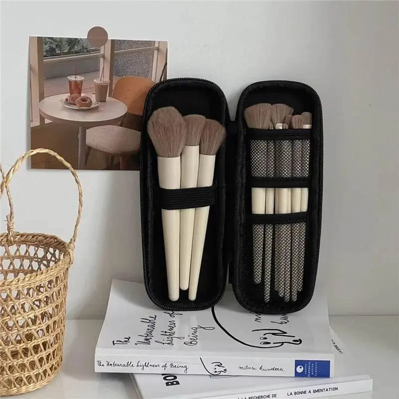 Make Up Women's Cosmetic Makeup Bag Brush Case Cosmetics Portable Waterproof Zipper Travel Cosmetiquera Organizer Aesthetic Bags - ACHETE LTD