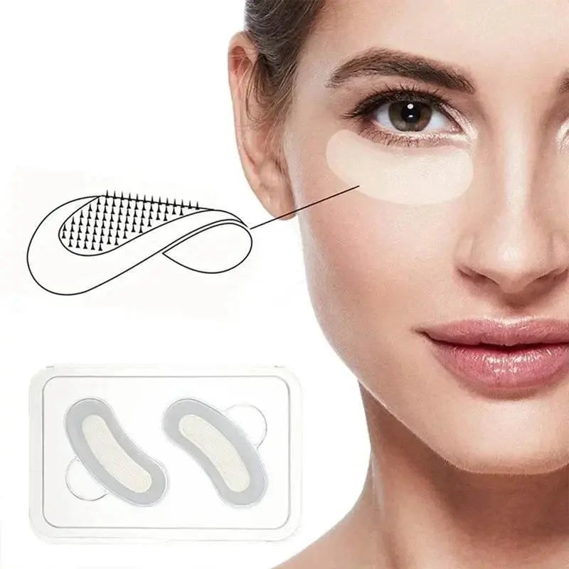 Reusable Hyaluronic Acid Microneedle Eye Patches Mask Anti Wrinkle Aging Dark Circles Moisturizing Under Eye Gel Pads Durable - ACHETE LTD