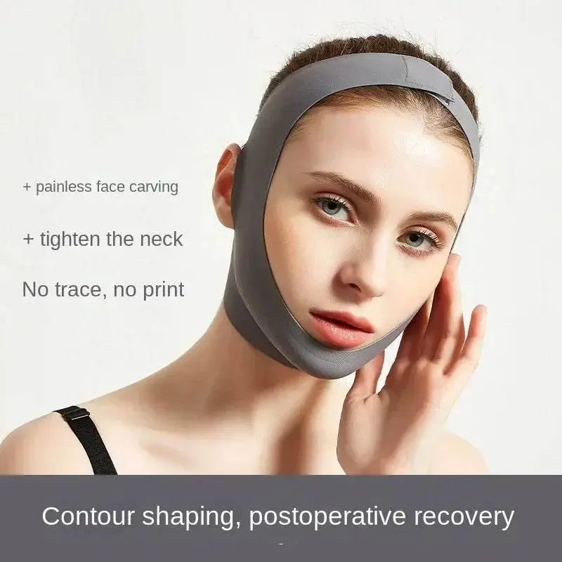 V Face Mask Thin Face Instrument, Mascaras Non-trace Thin Face Bandage V Face Artifact Lift and Tighten Face Sculpture - ACHETE LTD
