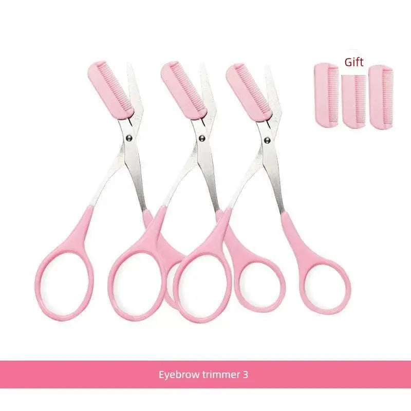 Eyebrow Scissors Tool Suit Eye-Brow Knife Men for Women Only Clipper Eyebrow Trimmer Makeup Gadget - ACHETE LTD