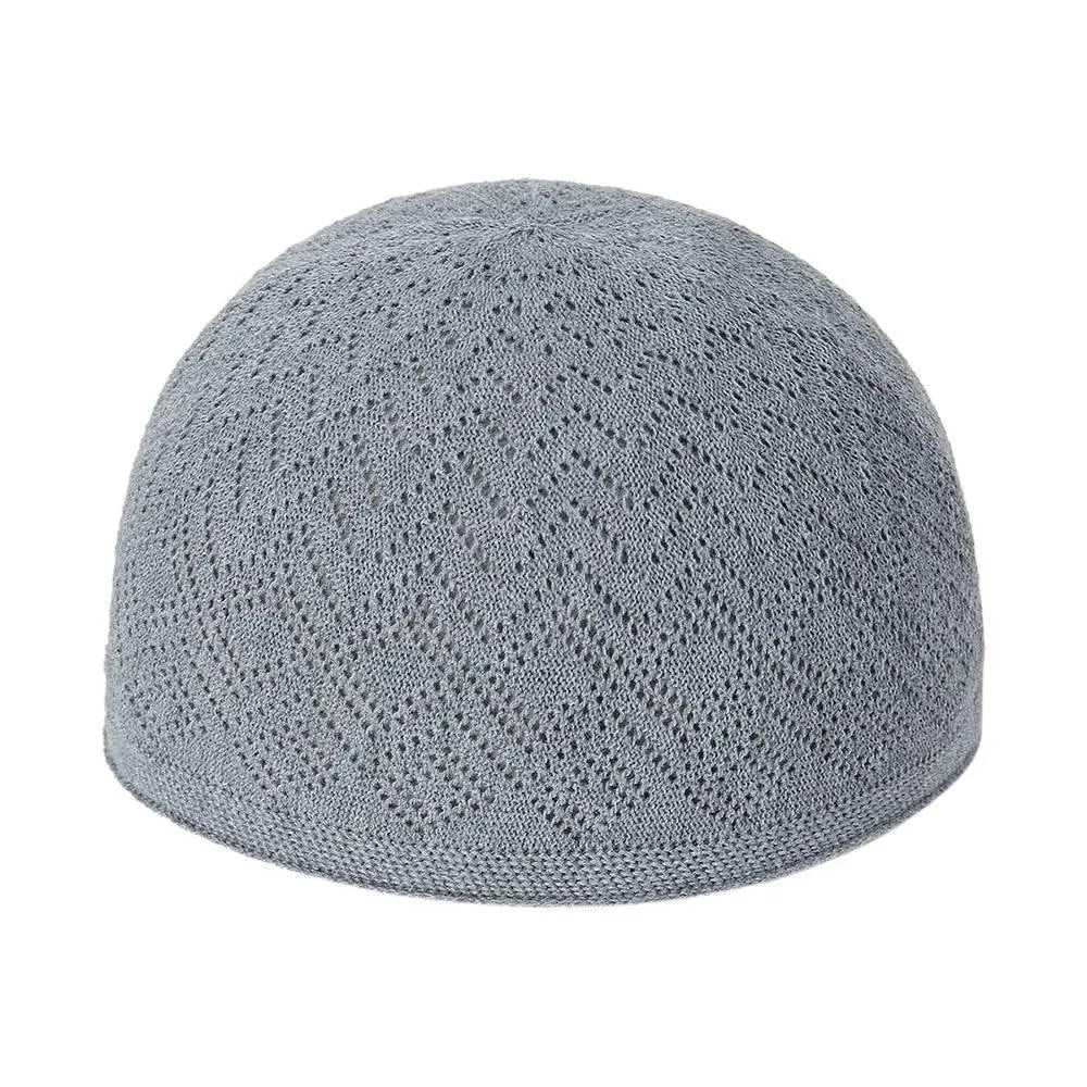Men Skullcap Muslim Prayer Hats Turban Knit Beanies,Head Wrap,Outdoor Sports Indian Caps,Arab Bottoming Cap,Headcloth,Cancer Cap - ACHETE LTD