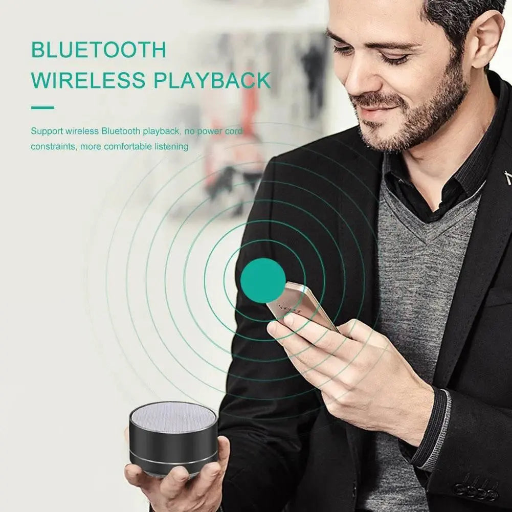 Wireless Bluetooth Mini Speaker Lock and Load Spray Mobile Phone Portable Card Mini Speaker Broadcast Collection Alerter Speaker - ACHETE LTD