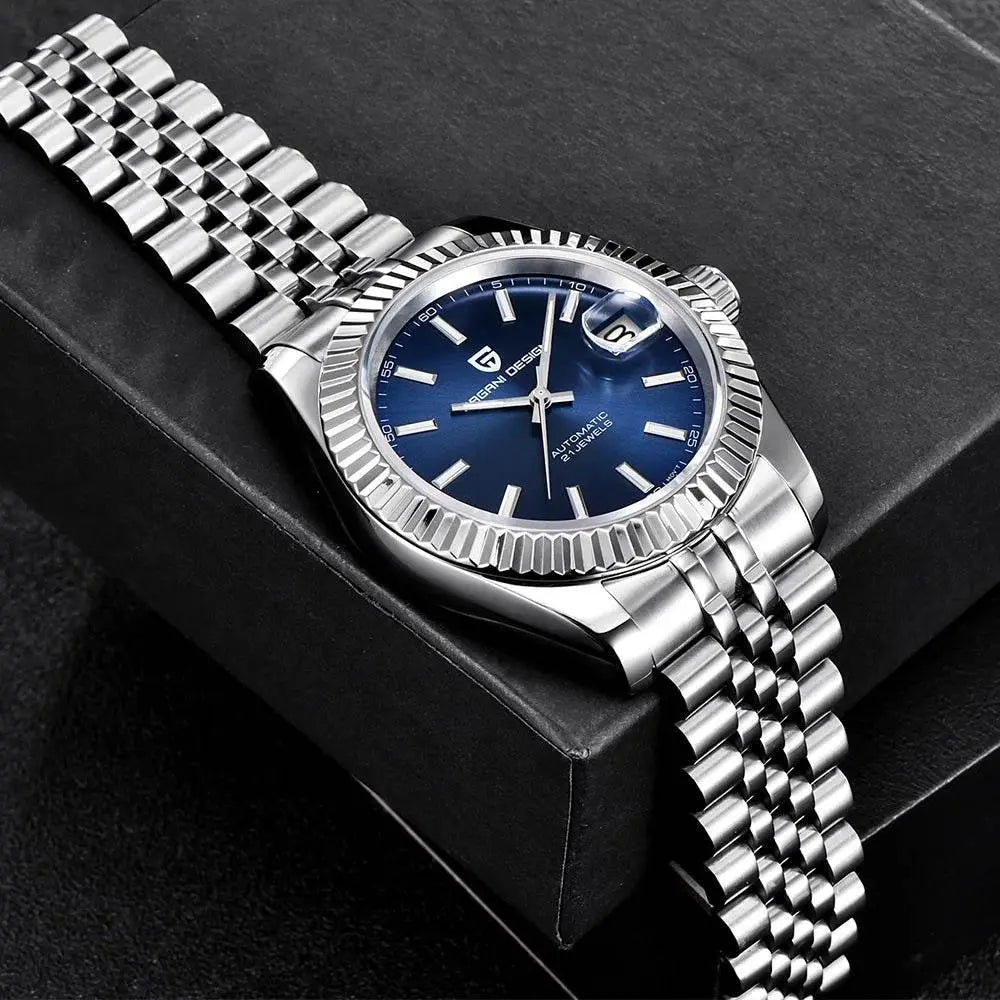 PAGANI DESIGN Men Mechanical Watch Luxury Automatic Watch Sport Stainless Steel 100M Waterproof Watch for Men - ACHETE LTD