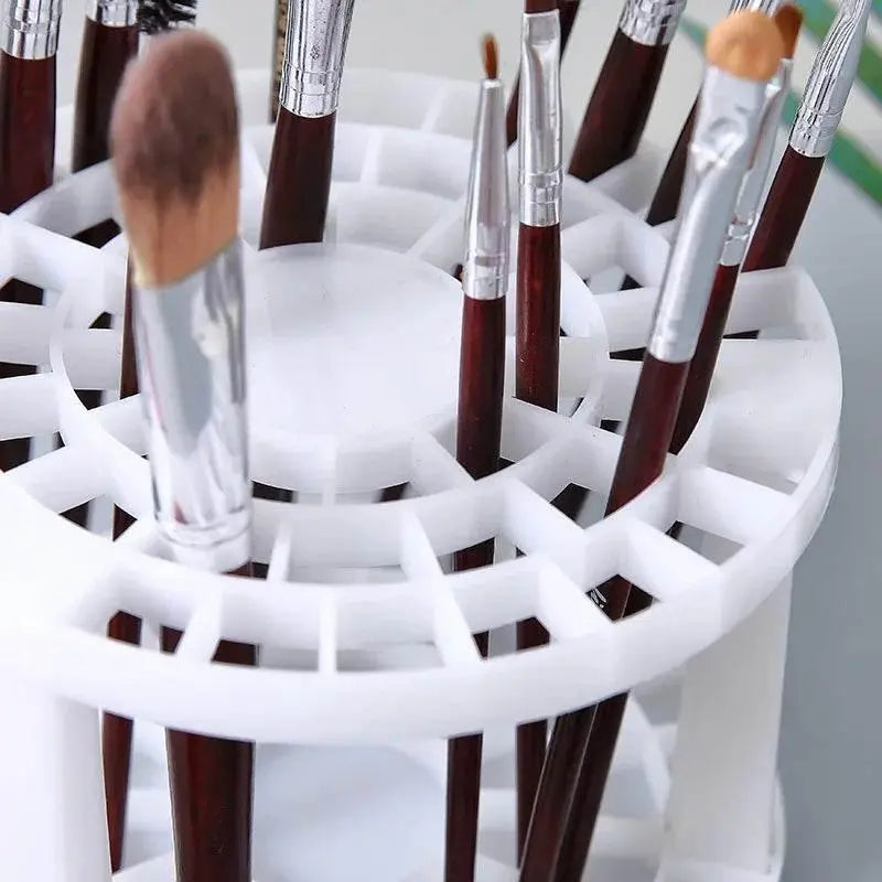 Lattices Cosmetic Make-up Brush Storage Box Multifunction Large-Capacity Table Organizer Make Up Tools Pen Storage Holder - ACHETE LTD