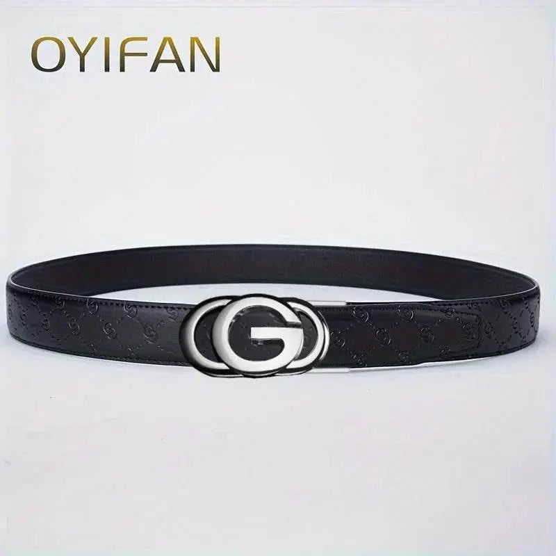 Fashions Men's Belt, Genuine Leather Belt, 3.5cm Automatic Belt with Alloy Buckle, High Quality Belt for Men，luxury belt men - ACHETE LTD