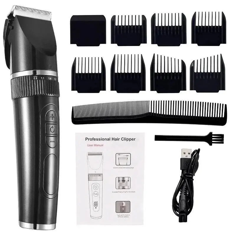 Professional Hair Clipper For Men Beard Trimmer Machine for Shaving Hair Trimmer Hair Cutting Machine Beard Trimmer Fast Charge - ACHETE LTD