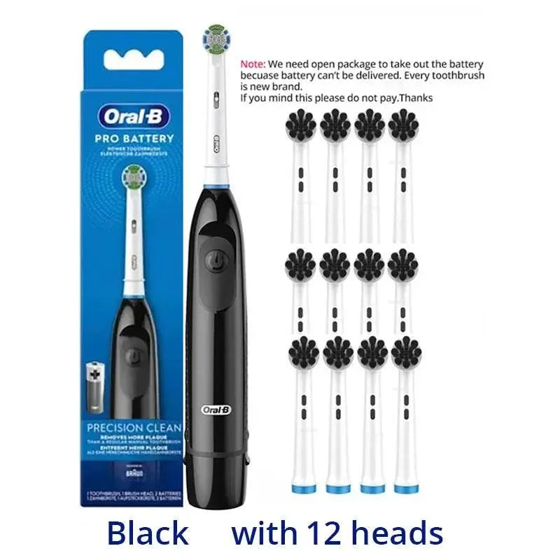 Oral B Electric Toothbrush 5010 Rotation Clean Teeth Adult Teeth Brush Precision Clean Electric Tooth Brush With Extra Refills - ACHETE LTD