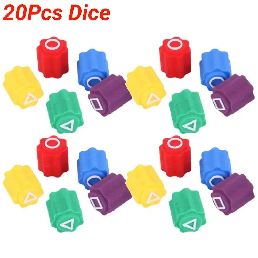 Gonggi Jack Stone Pebbles Set Finger Exercise Colorful Stones Catching Board Game Stress Relief Korea Traditional Play Games - ACHETE LTD