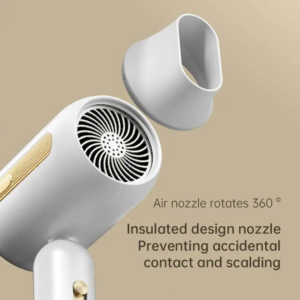 Electric Hair Dryers Professional Blow Dryer Negative Ionic Blow Hair Dryer For Home Appliance With Salon Style Small Size - ACHETE LTD