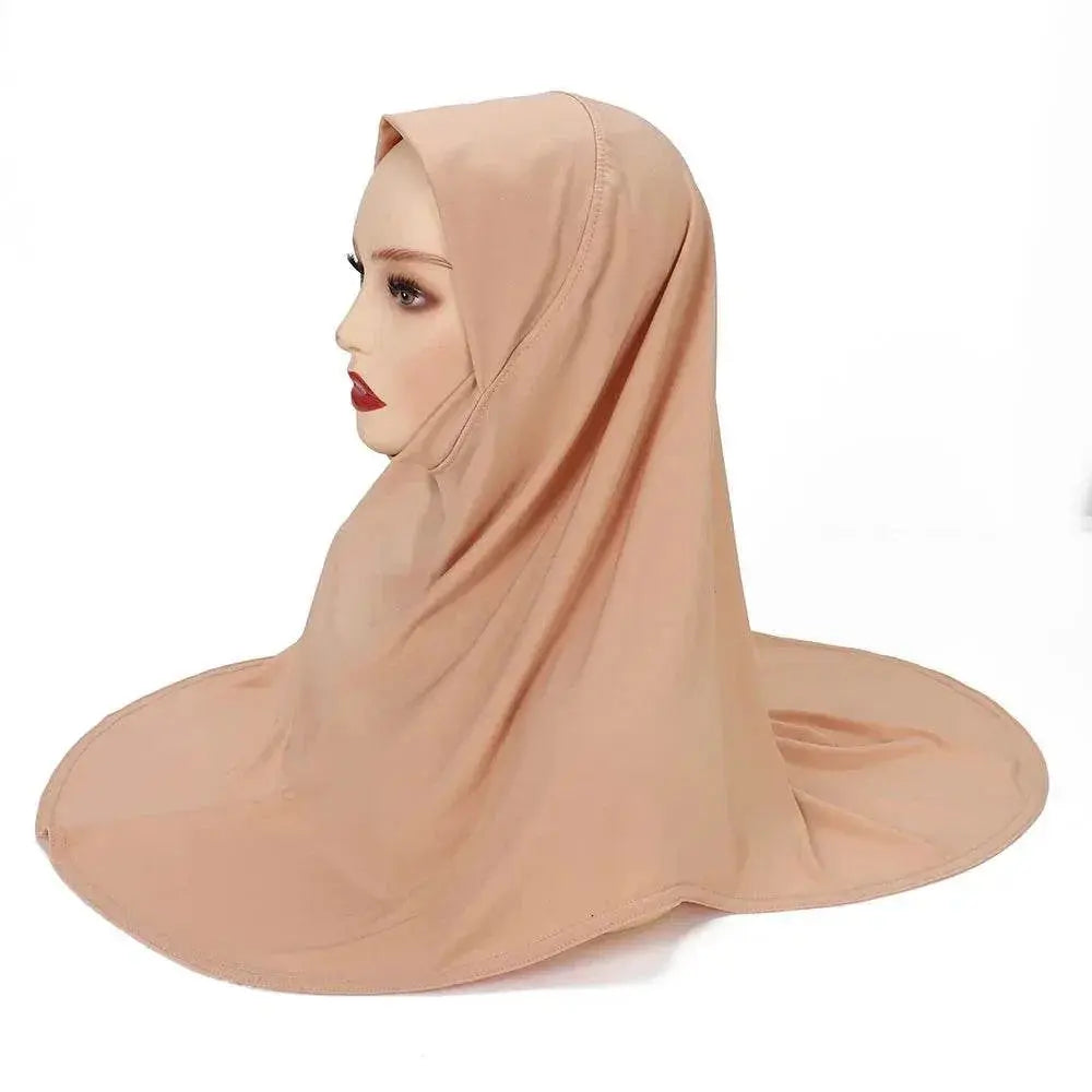 hot selling one piece hijab ready to wear instant bawal instant headscarf instant for muslim women - ACHETE LTD