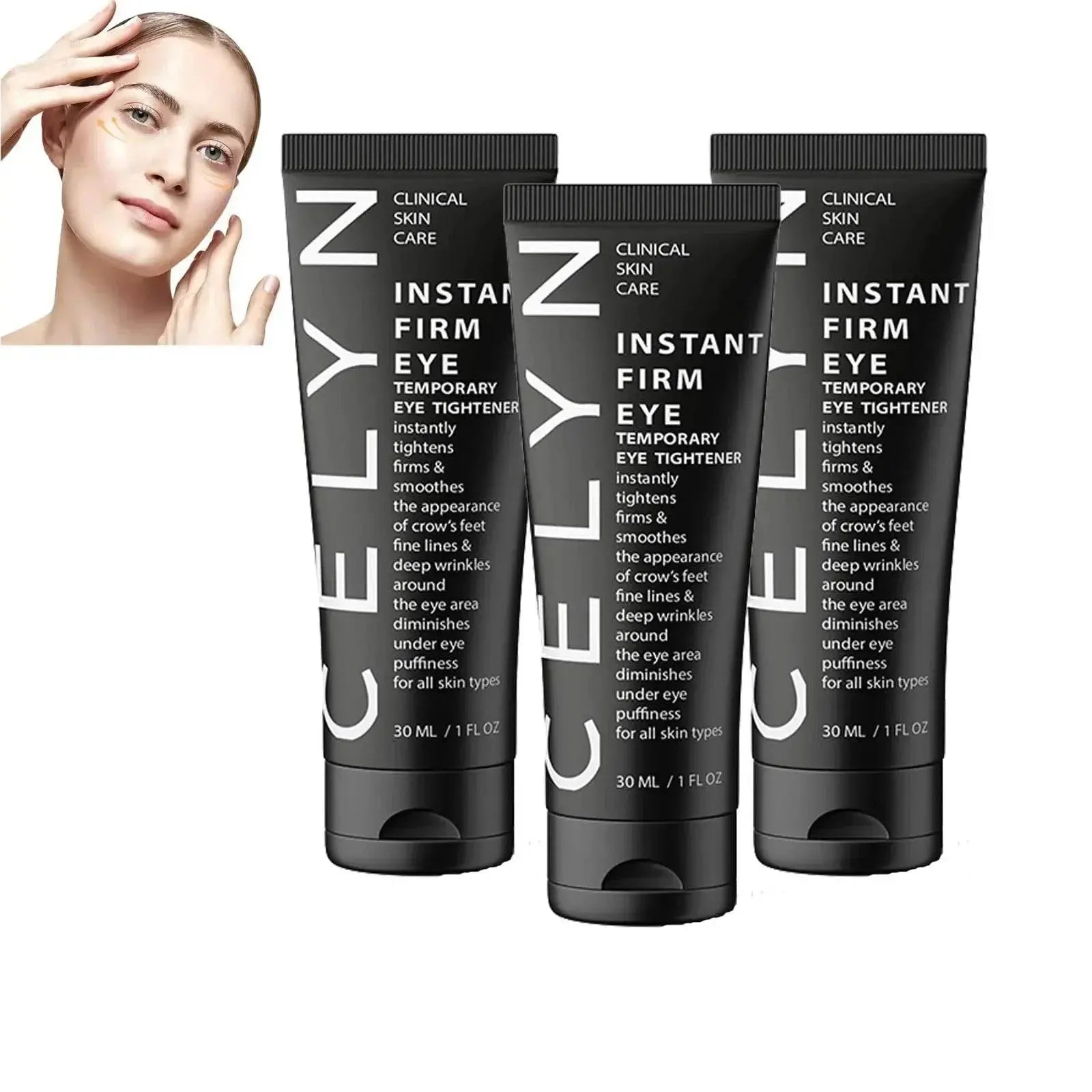 Instant Firm Eye Tightener, Eye cream, eye firming agent, eye lifting, firming, removing eye bags, wrinkle removal, and eye care - ACHETE LTD