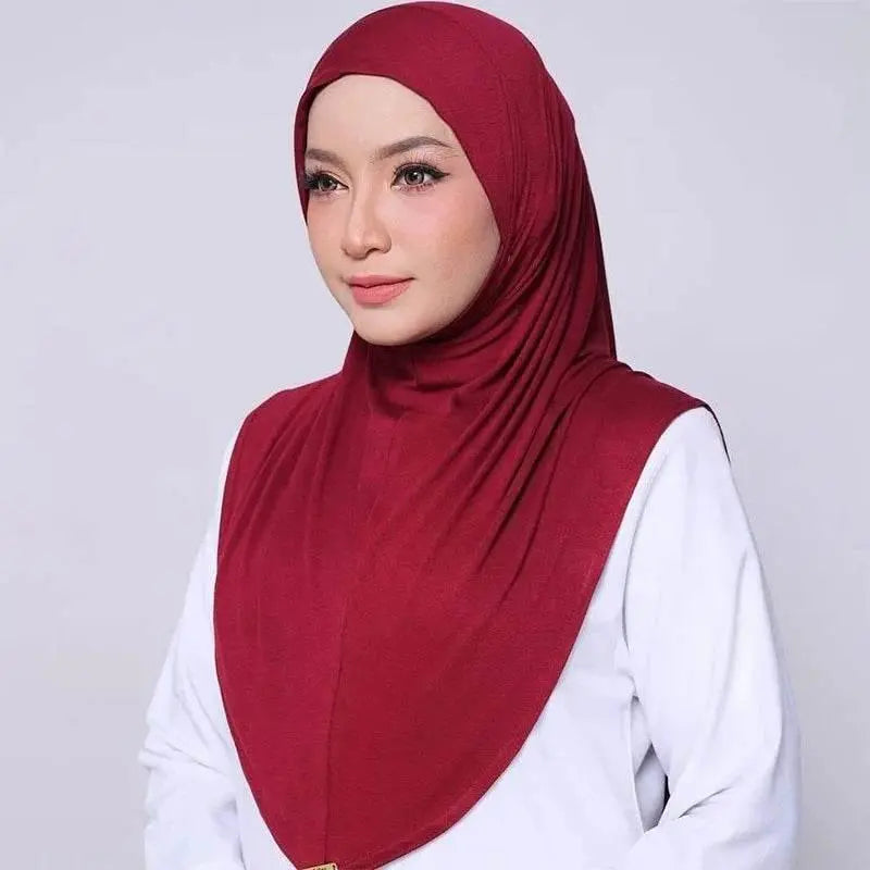 hot selling one piece hijab ready to wear instant bawal instant headscarf instant for muslim women - ACHETE LTD