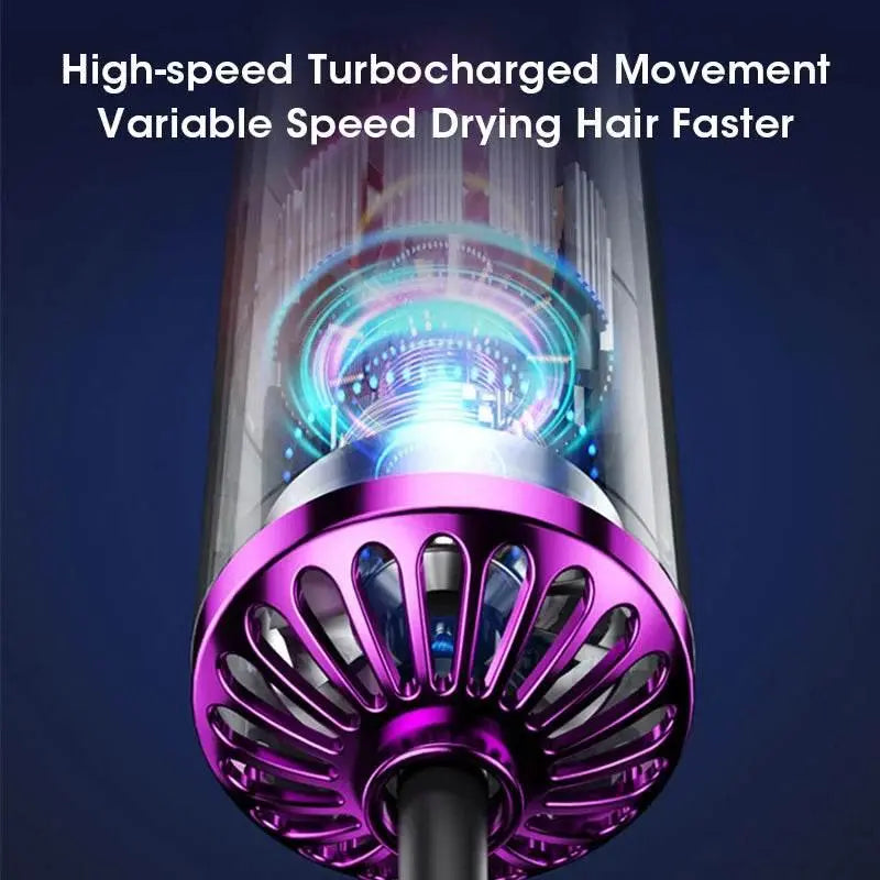 5 In 1 Hair Dryer Hair Blower Hot Cold Air Styler Comb Brush Hairdryer Electric Blowing 220V EU Plug Free Shipping - ACHETE LTD