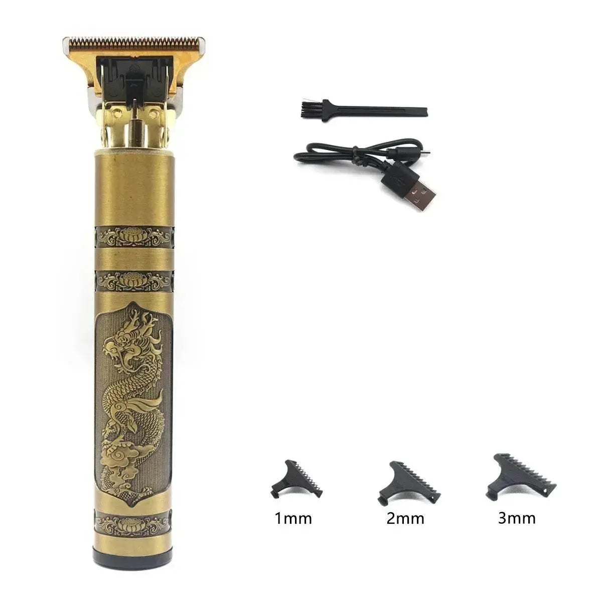 Professional T9 Hair Trimmer Machine Metal Body Beard Trimmer for Men Stainless Steel Blade Hair Clipper Beard Trimmer - ACHETE LTD
